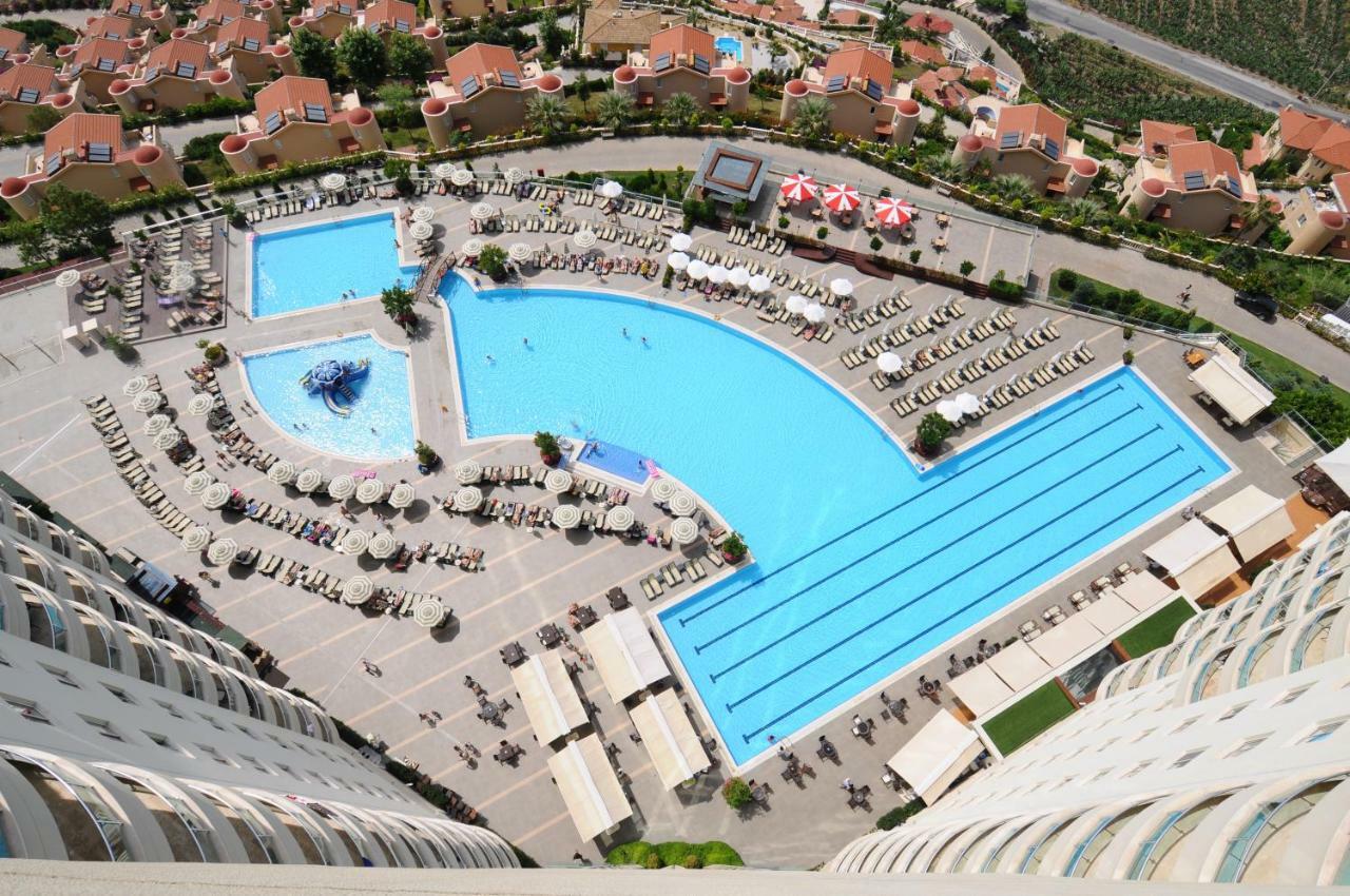 Gold City 1+1 Villa In Free Aquapark Alanya Exterior photo
